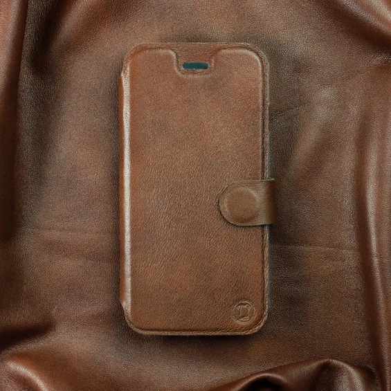 Hülle für Huawei Honor X5c Plus - Farbe Brown Leather