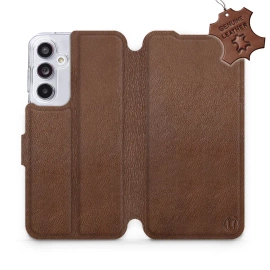 Hülle für Samsung Galaxy A55 5G - Farbe Brown Leather