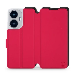Hülle für Realme C55 - Farbe Rot mit Schwarz