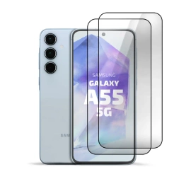 2er Set Panzerglas Clear für Samsung Galaxy A55 5G