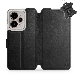 Hülle für Realme 15 5G - Farbe Black Leather