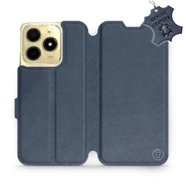Hülle für Realme C61 - Farbe Blue Leather