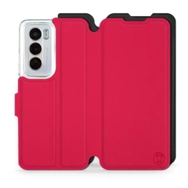 Hülle für OPPO Reno 12 Pro 5G - Farbe Rot mit Schwarz