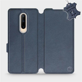 Hülle für OnePlus 7 Pro - Farbe Blue Leather