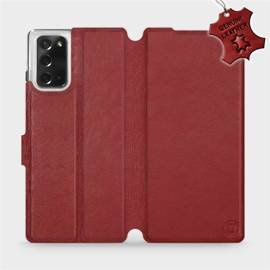 Hülle für Samsung Galaxy Note 20 - Farbe Dark Red Leather