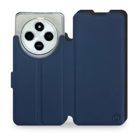 Hülle für Xiaomi Redmi 14C - Farbe Marine mit Schwarz