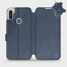 Hülle für Samsung Galaxy M11 - Farbe Blue Leather