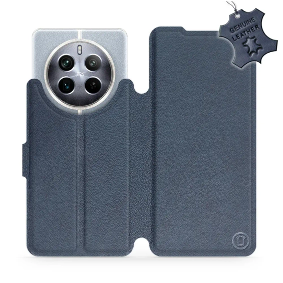 Hülle für Realme 12 5G - Farbe Blue Leather