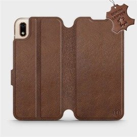 Hülle für Huawei Y5 2019 - Farbe Brown Leather