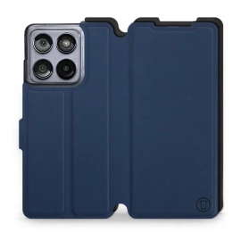 Hülle für Motorola Edge 60 Fusion - Farbe Marine mit Schwarz