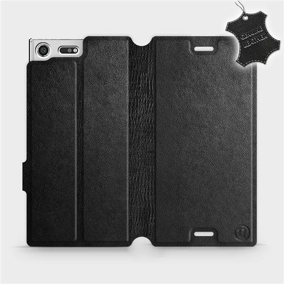 Hülle für Sony Xperia XZ Premium - Farbe Black Leather