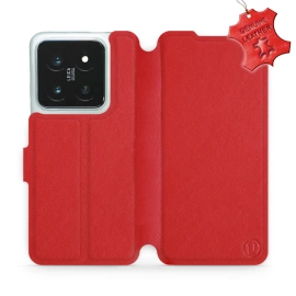 Hülle für Xiaomi 14 Pro - Farbe Red Leather