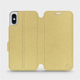 Hülle für Apple iPhone XS - Farbe Gold&Gray