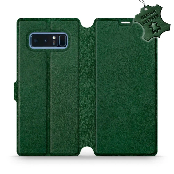 Hülle für Samsung Galaxy Note 8 - Farbe Green Leather