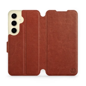 Hülle für Samsung Galaxy S24 - Farbe Brown&Orange