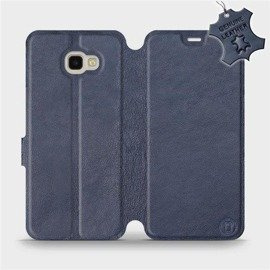 Hülle für Samsung Galaxy J4 Plus 2018 - Farbe Blue Leather