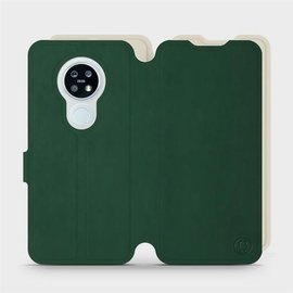Hülle für Nokia 6.2 - Farbe Grün mit Platin