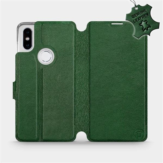 Hülle für Xiaomi Mi Mix 2S - Farbe Green Leather