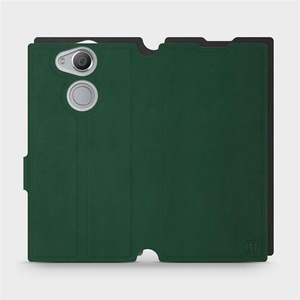 Hülle für Sony Xperia XA2 - Farbe Grün mit Schwarz