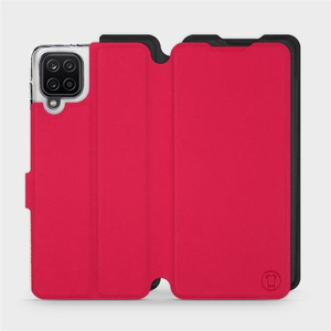 Hülle für Samsung Galaxy M12 - Farbe Rot mit Schwarz