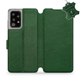Hülle für Samsung Galaxy A52S 5G - Farbe Green Leather