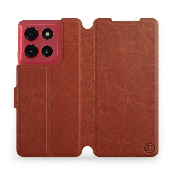 Hülle für Motorola Moto G86 Power 5G - Farbe Brown&Gray