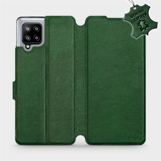 Hülle für Samsung Galaxy A42 - Farbe Green Leather