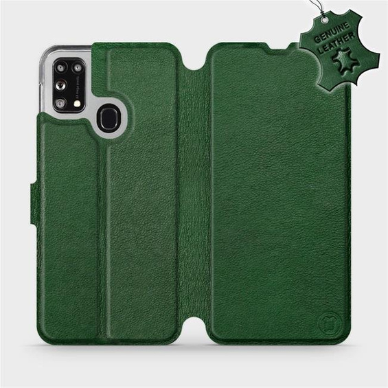 Hülle für Samsung Galaxy M31 - Farbe Green Leather