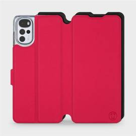 Hülle für Motorola Moto G22 - Farbe Rot mit Schwarz