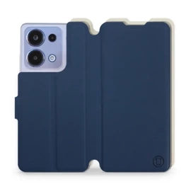 Hülle für Xiaomi POCO M6 Pro - Farbe Marineblau mit Platin