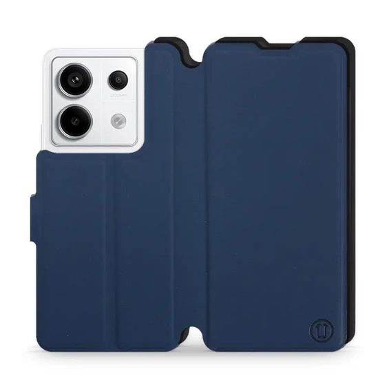 Hülle für Xiaomi Redmi Note 13 PRO - Farbe Marine mit Schwarz
