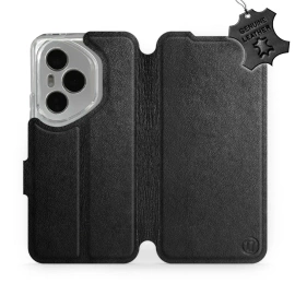 Hülle für Huawei Honor 400 Pro - Farbe Black Leather