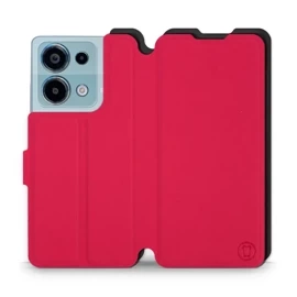 Hülle für Xiaomi Redmi Note 13 Pro 4G - Farbe Rot mit Schwarz