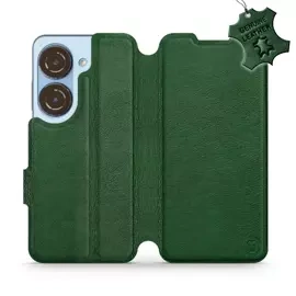 Hülle für Asus Zenfone 10 - Farbe Green Leather