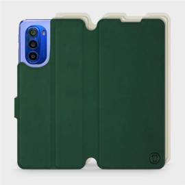 Hülle für Motorola Moto G51 5G - Farbe Grün mit Platin