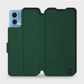 Hülle für Motorola Moto E22 - Farbe Grün mit Schwarz