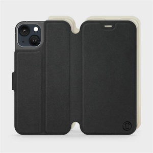 Hülle für Apple iPhone 13 - Farbe Schwarz mit Platin