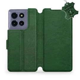 Hülle für Motorola Moto G86 5G - Farbe Green Leather