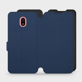 Hülle für Xiaomi Redmi 8A - Farbe Marine mit Schwarz