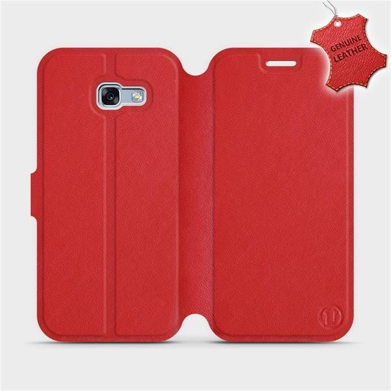Hülle für Samsung Galaxy A5 2017 - Farbe Red Leather