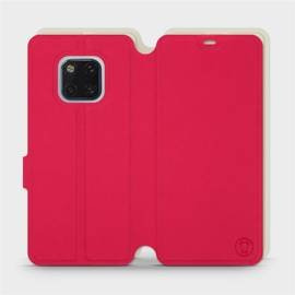 Hülle für Huawei Mate 20 Pro - Farbe Rot mit Platin