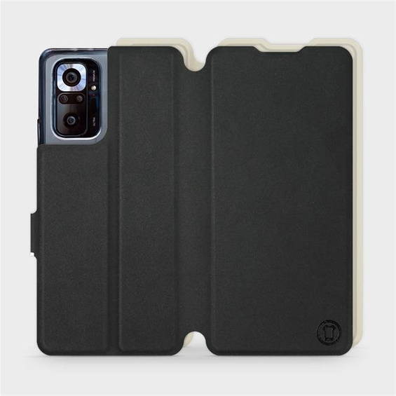 Hülle für Xiaomi Redmi Note 10 pro - Farbe Schwarz mit Platin
