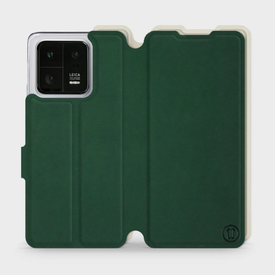 Hülle für Xiaomi 13 Pro - Farbe Grün mit Platin