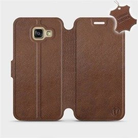 Hülle für Samsung Galaxy A3 2016 - Farbe Brown Leather