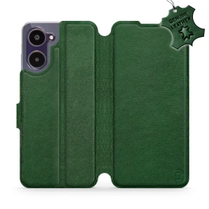 Hülle für Realme 10 - Farbe Green Leather