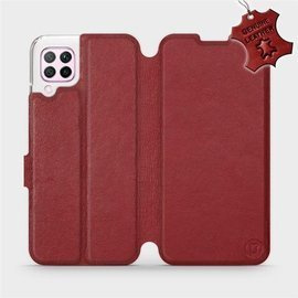 Hülle für Huawei P40 Lite - Farbe Dark Red Leather