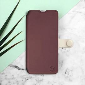 Hülle für Samsung Galaxy M33 5G - Farbe Burgund mit Platin