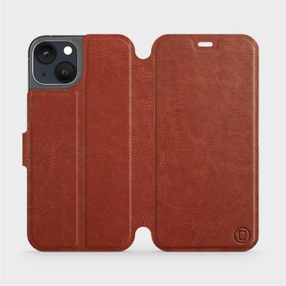 Hülle für Apple iPhone 13 - Farbe Brown&Orange