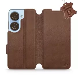 Hülle für Asus Zenfone 10 - Farbe Brown Leather