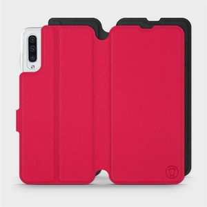 Hülle für Samsung Galaxy A50 - Farbe Rot mit Schwarz